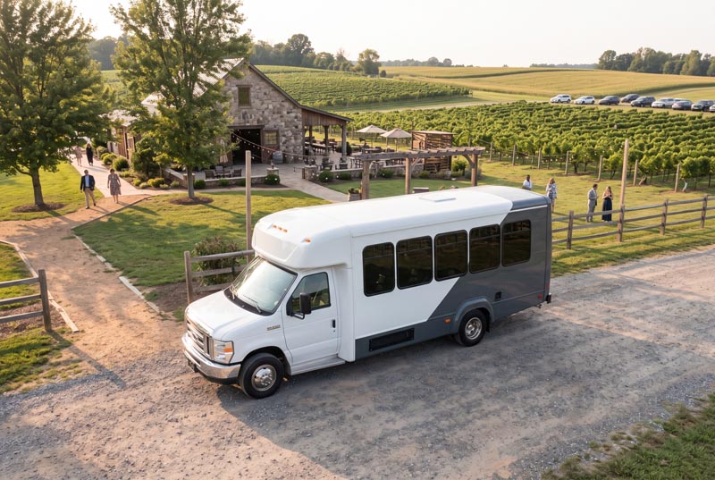 Wedding Shuttle Bus Services in Indianapolis, IN